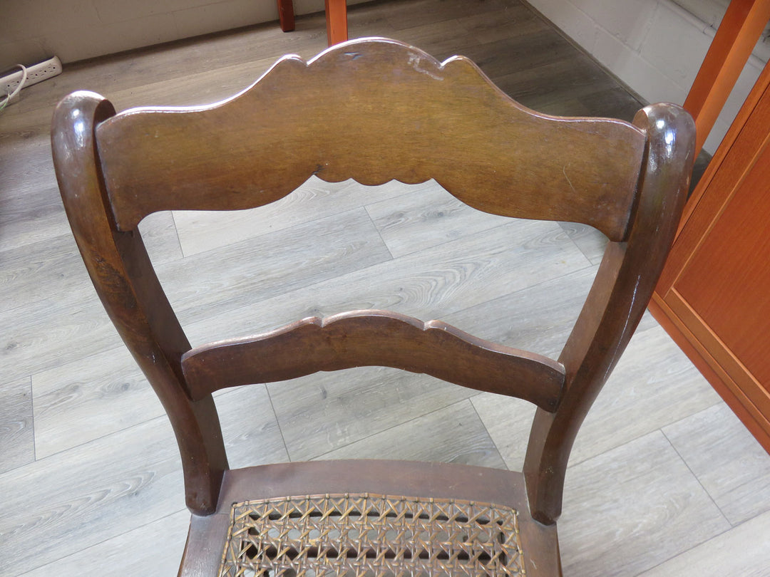 Vintage Caned Side Chair