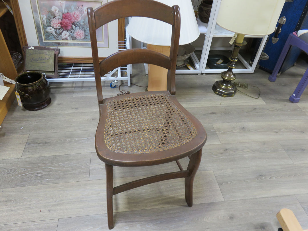 Vintage Caned Side Chair