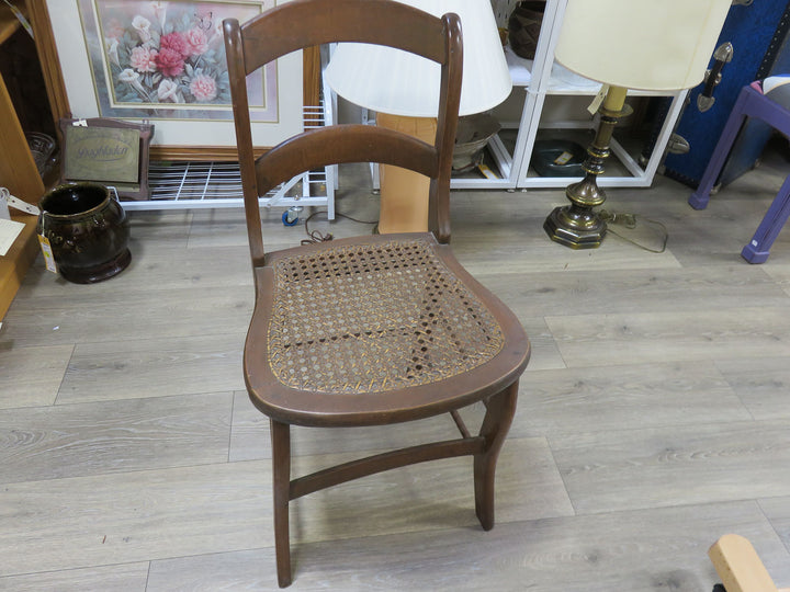 Vintage Caned Side Chair