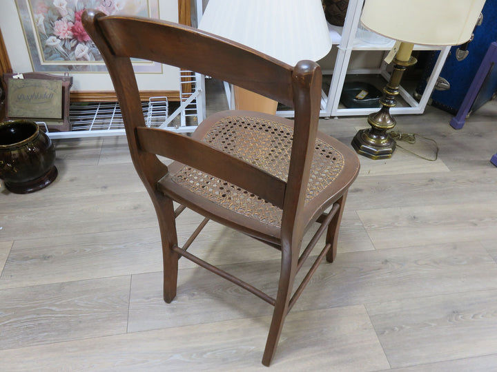 Vintage Caned Side Chair