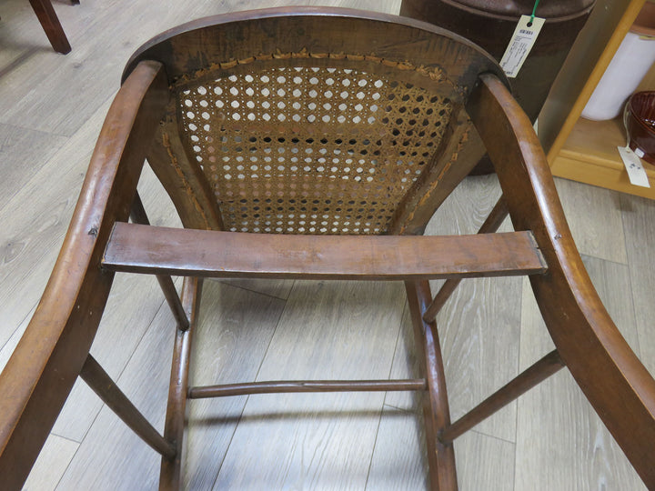 Vintage Caned Side Chair