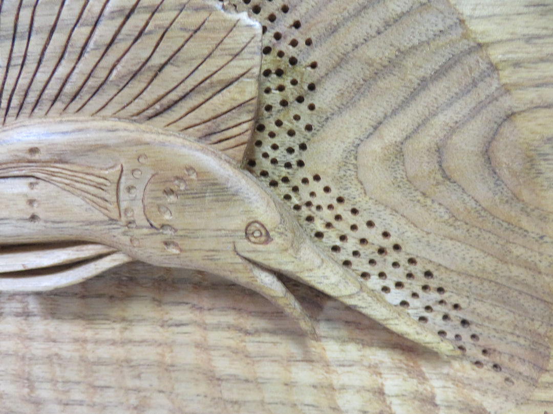 Carved Wood Wall Hanging