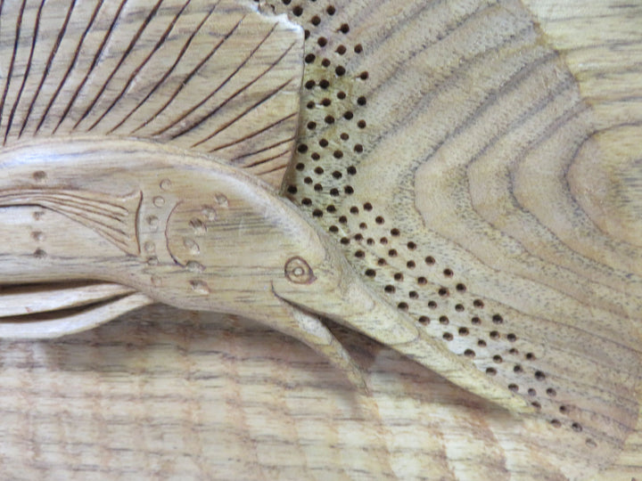 Carved Wood Wall Hanging