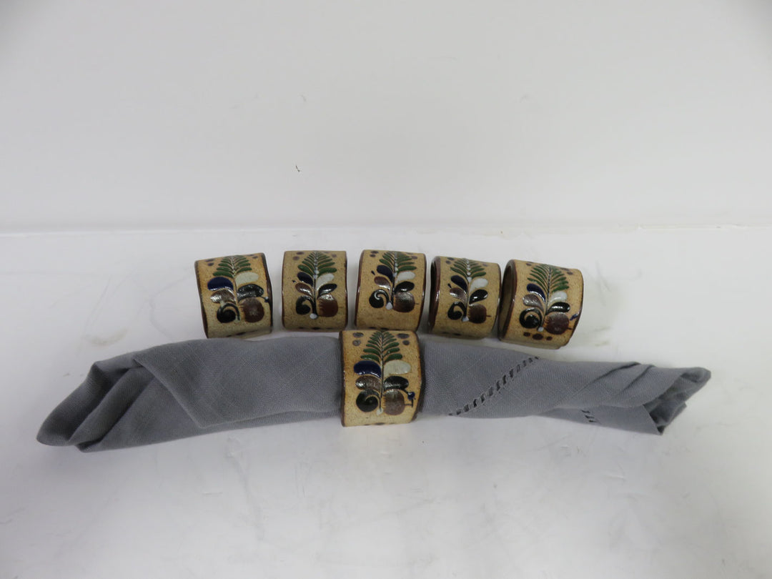 Mexican Folk Art Napkin Rings
