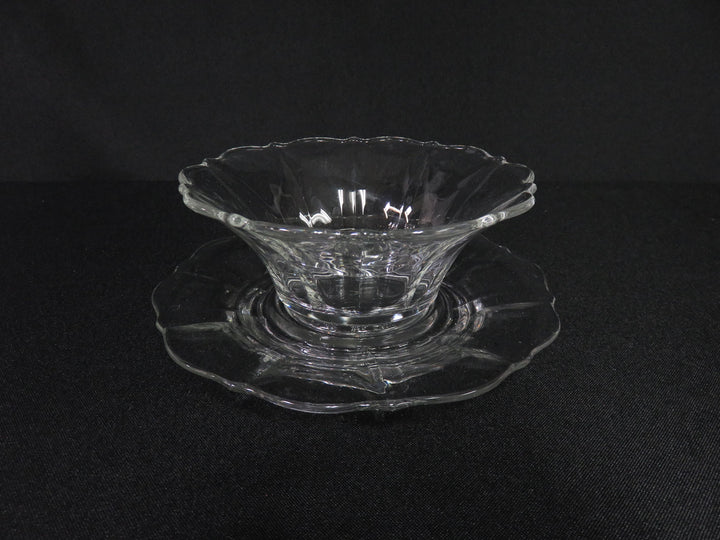 Glass Bowl and Plate