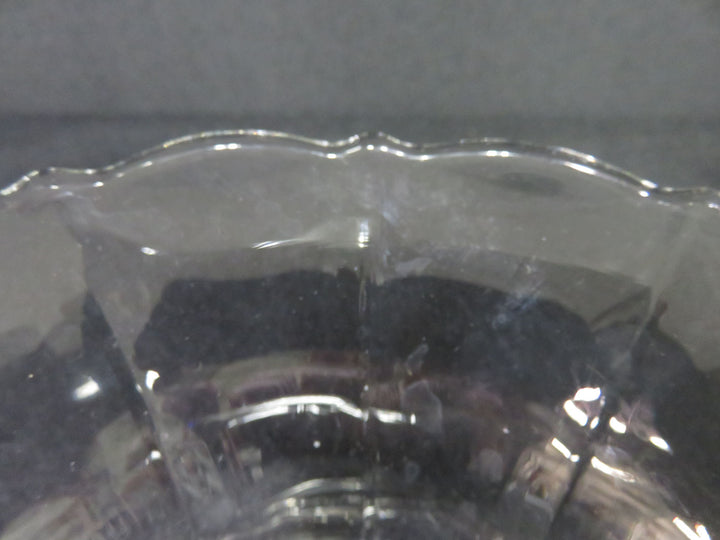 Glass Bowl and Plate