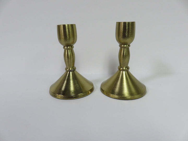 Brass Finished Candlesticks