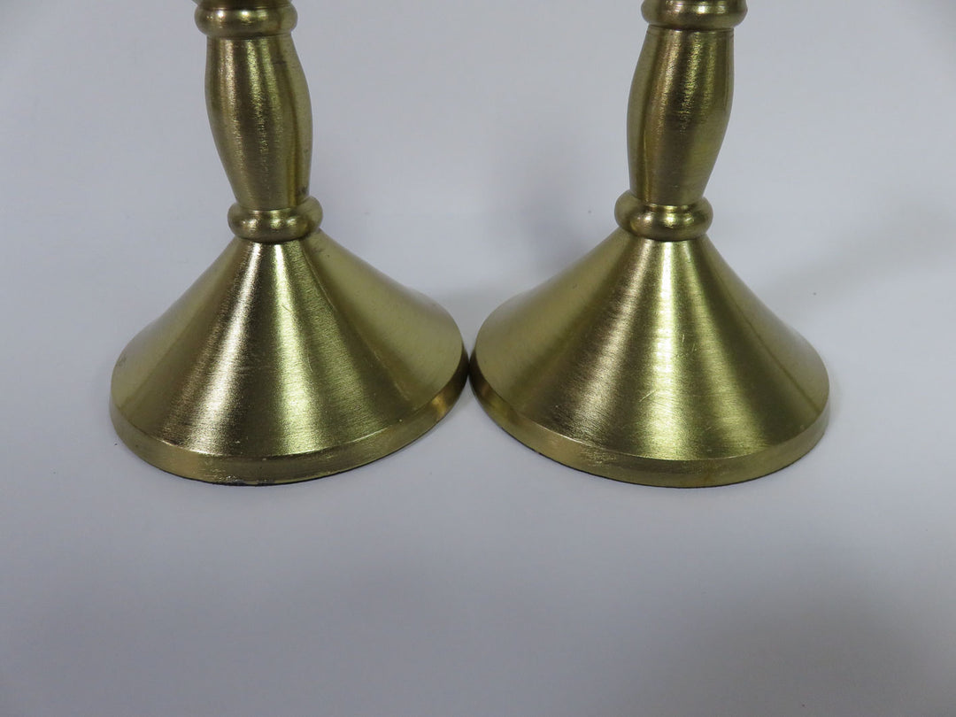 Brass Finished Candlesticks