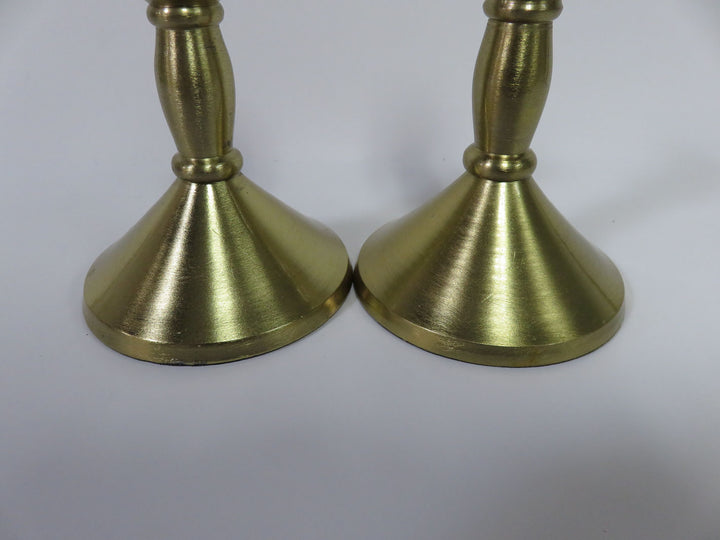Brass Finished Candlesticks