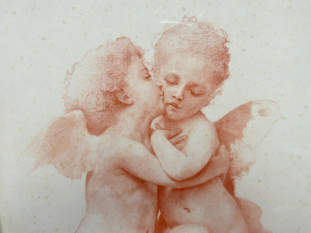 Two Kissing Cherubs