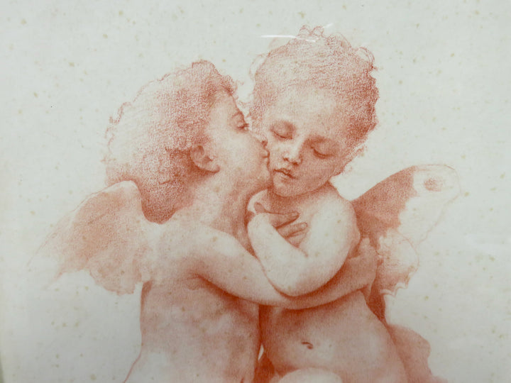 Two Kissing Cherubs