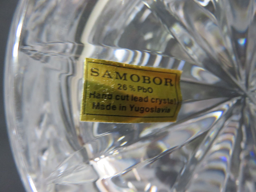 Samobor Hand Cut Crystal Decanter