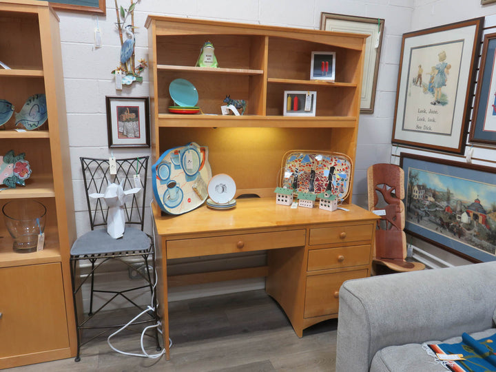 Room and Board Desk with Hutch