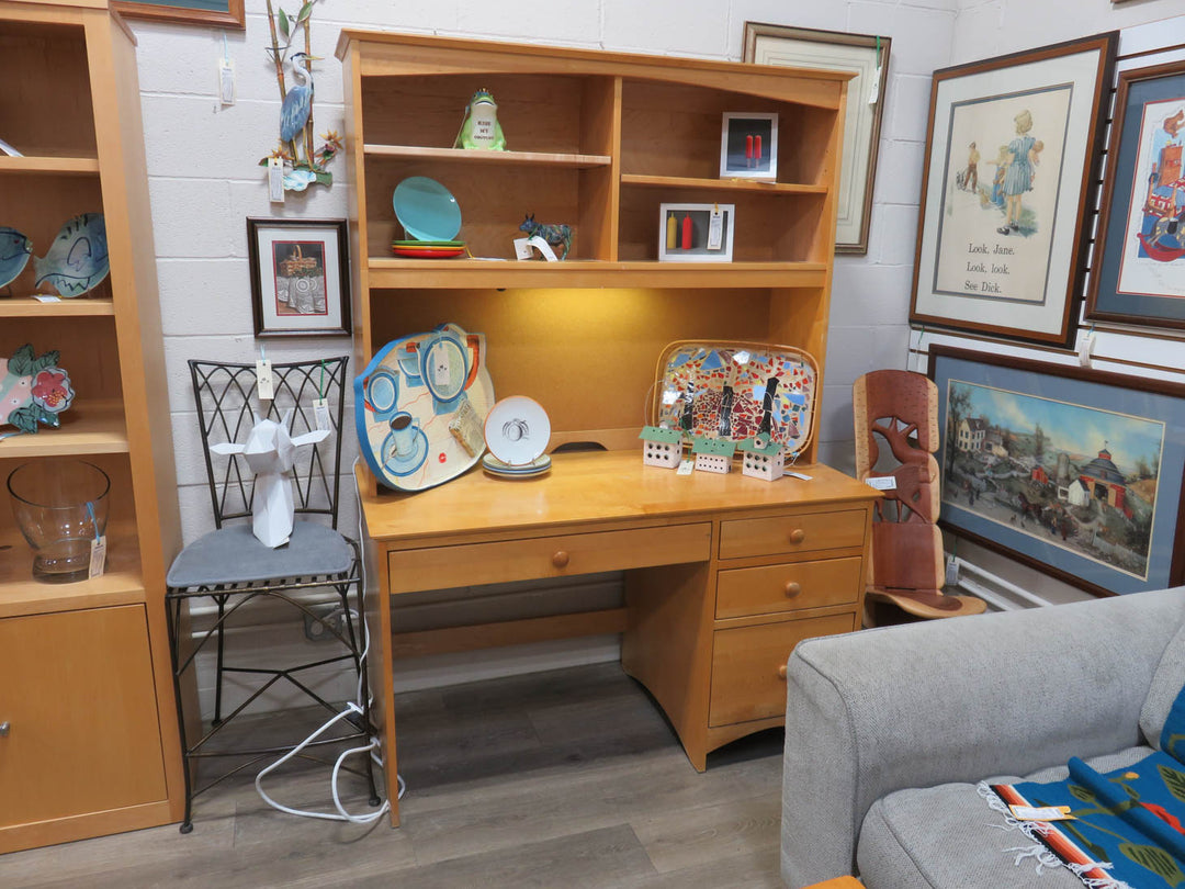 Room and Board Desk with Hutch