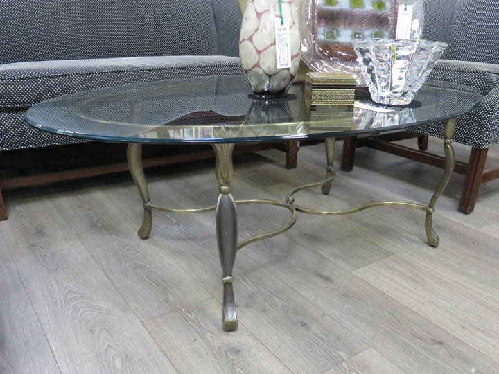 Brass & Glass Coffee Table