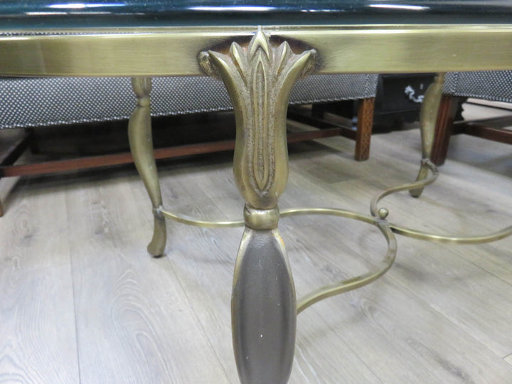 Brass & Glass Coffee Table