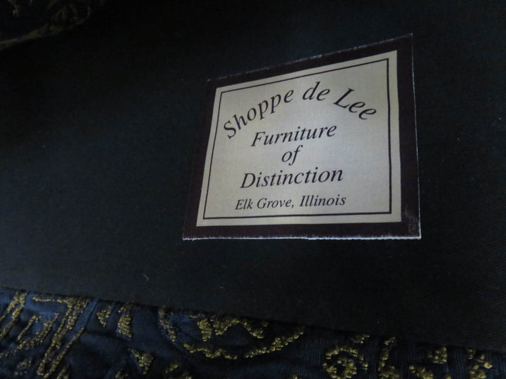 Navy Custom Upholstered Sofa