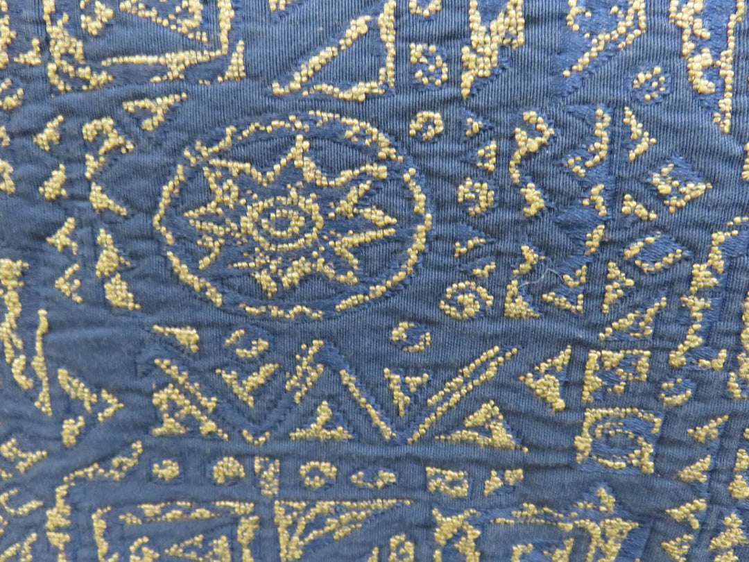 Navy Custom Upholstered Sofa