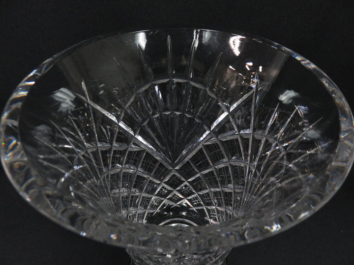 Flared Cut Crystal Vase