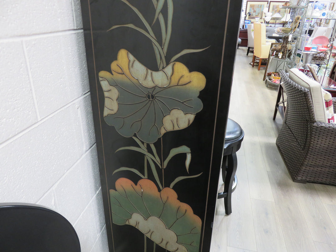 Four Panel Painted Screen
