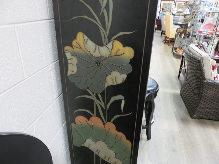 Four Panel Painted Screen