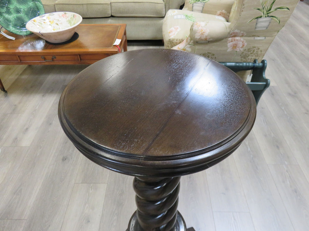 Dark Wood Plant Stand