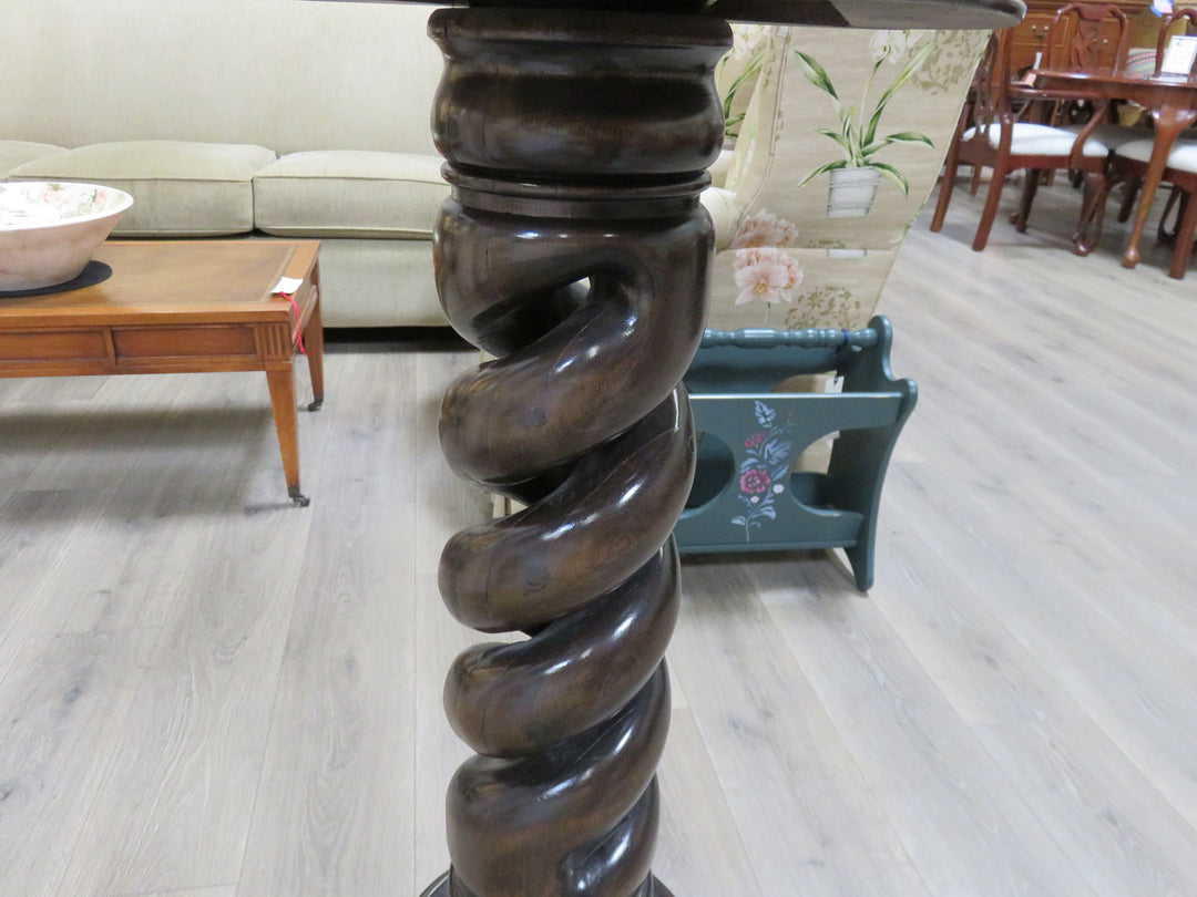 Dark Wood Plant Stand