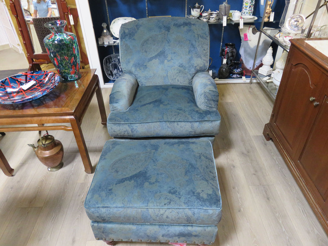 Arhaus Chair & Ottoman