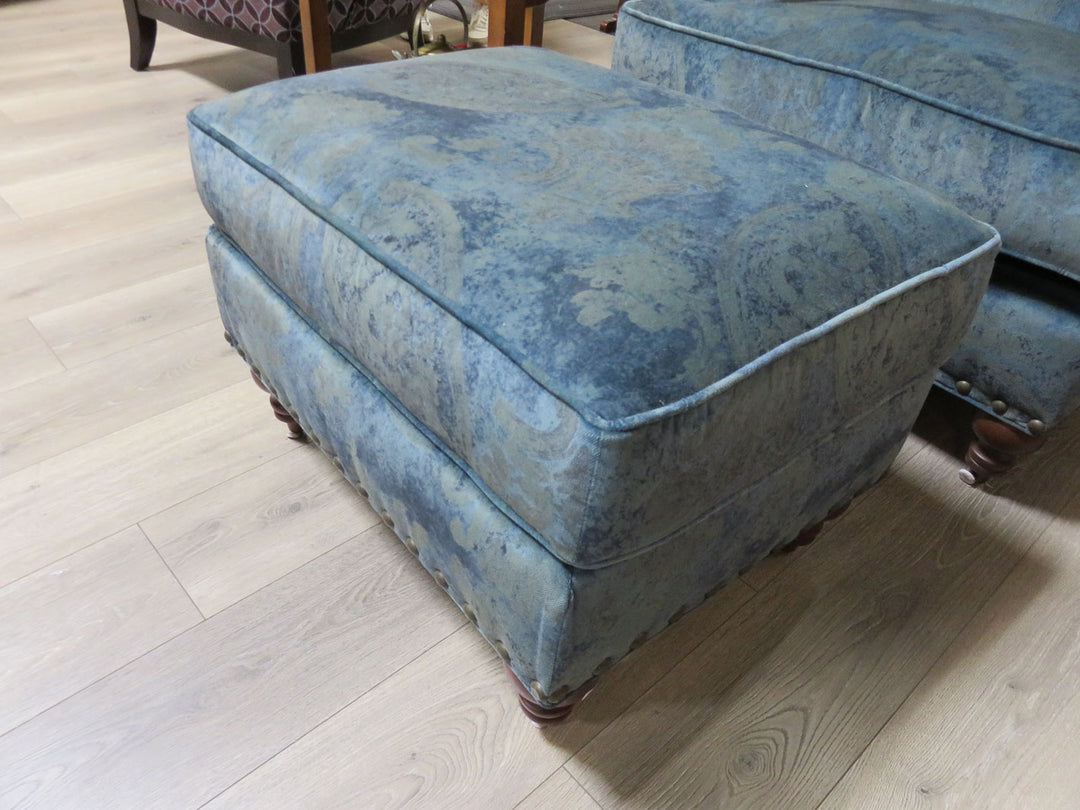 Arhaus Chair & Ottoman