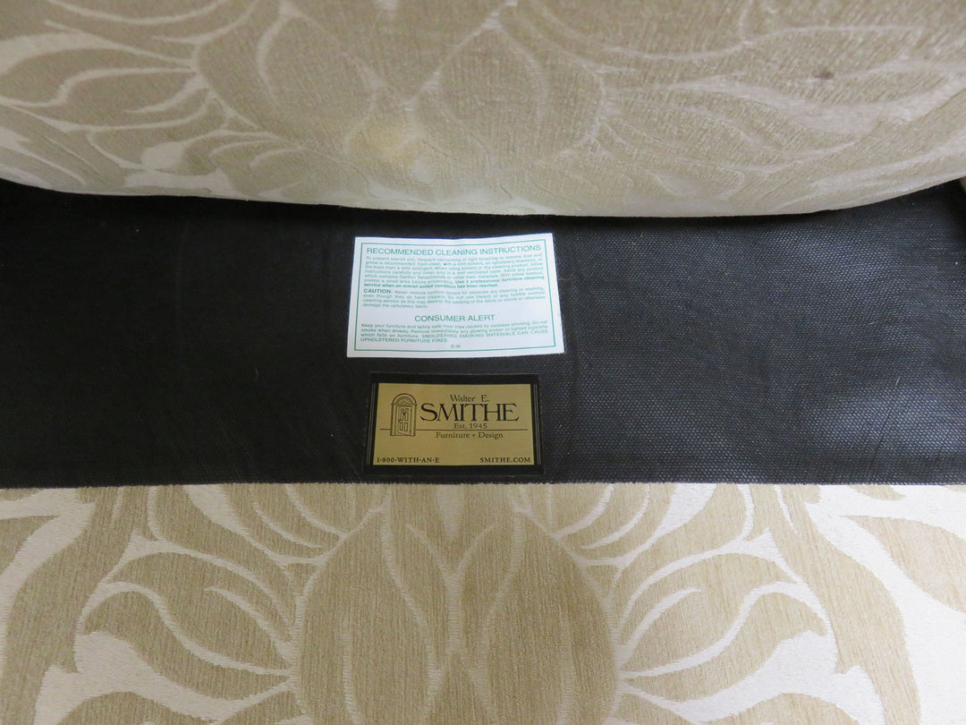 Gold Damask Arm Chair