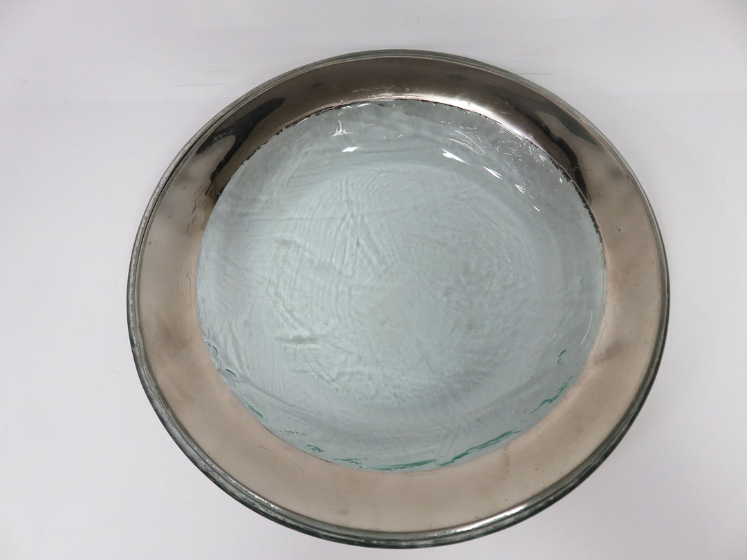 Silver Rimmed  Plates