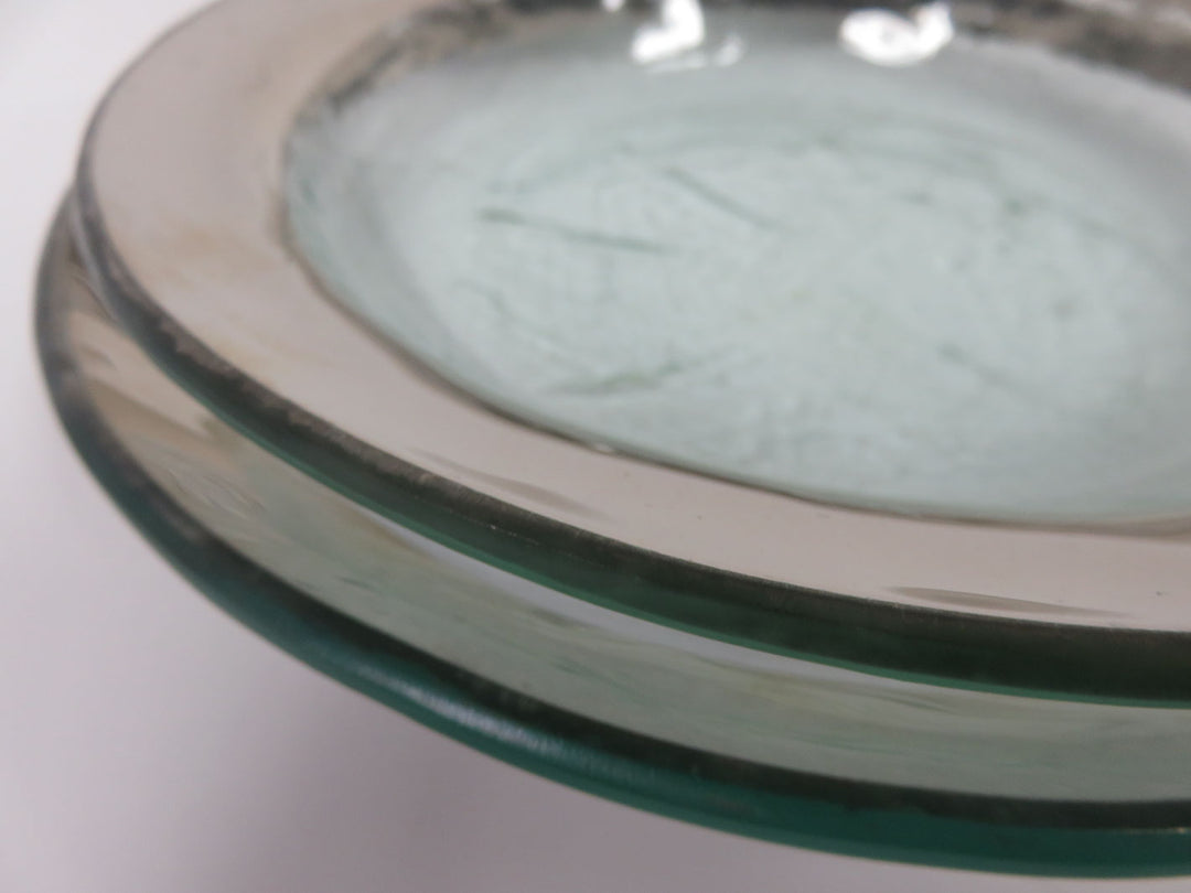 Silver Rimmed  Plates