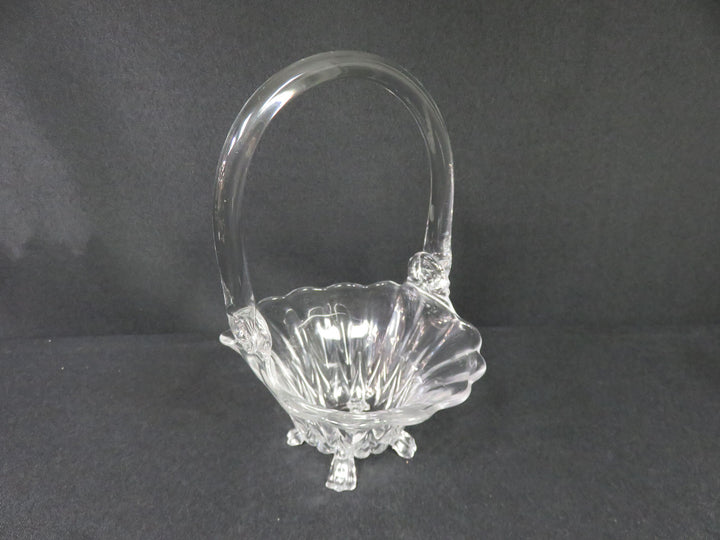 Vintage Glass Basket
