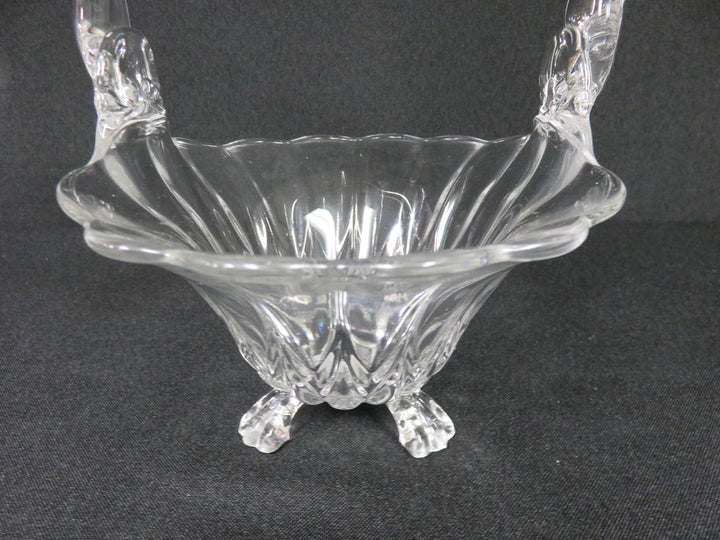 Vintage Glass Basket