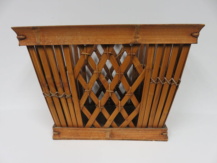 Bamboo Magazine Rack