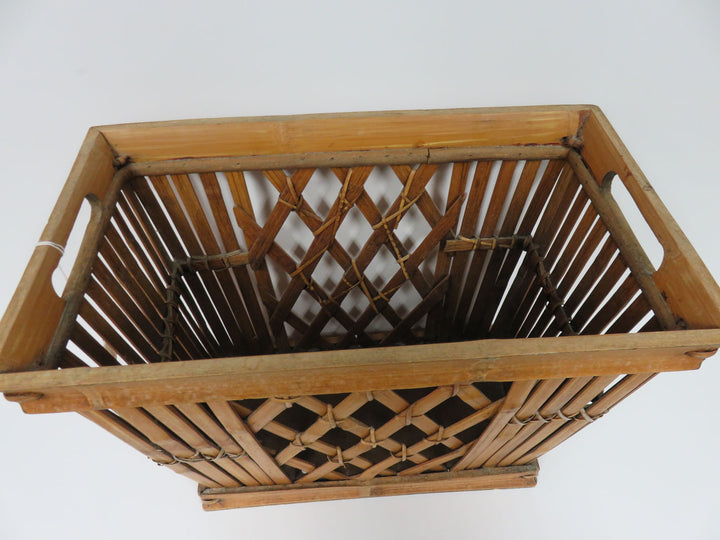 Bamboo Magazine Rack