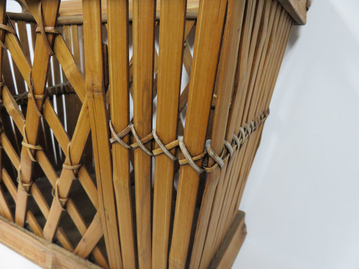 Bamboo Magazine Rack