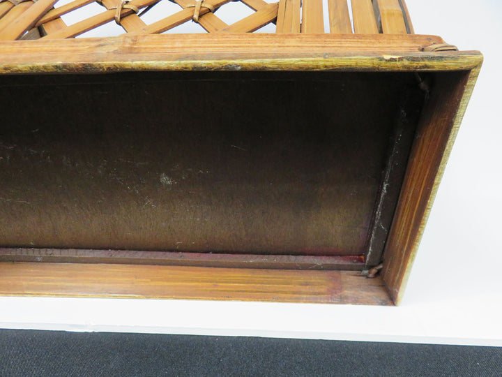 Bamboo Magazine Rack