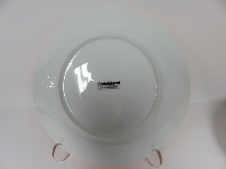 Crate & Barrel Salad/Dessert Plates