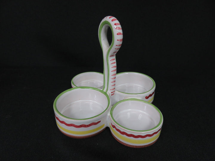Deruta Condiment Caddy Set