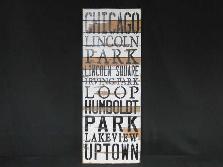 Chicago Neighborhood Wall Board