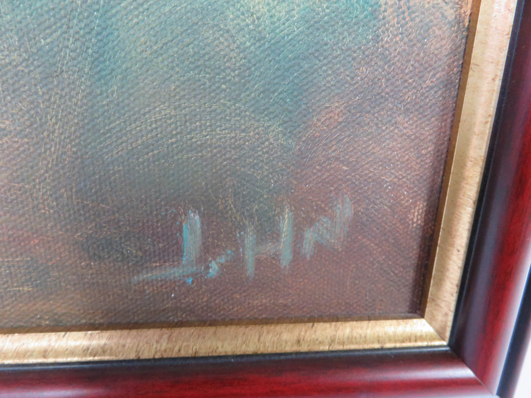Farm Scene Oil Painting by John Scheider