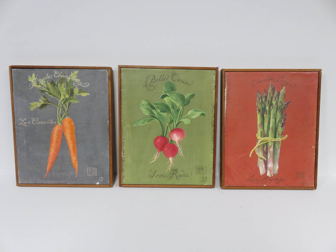 Distressed Vegetable Trio