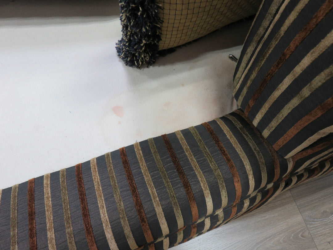 Striped Silk Chaise