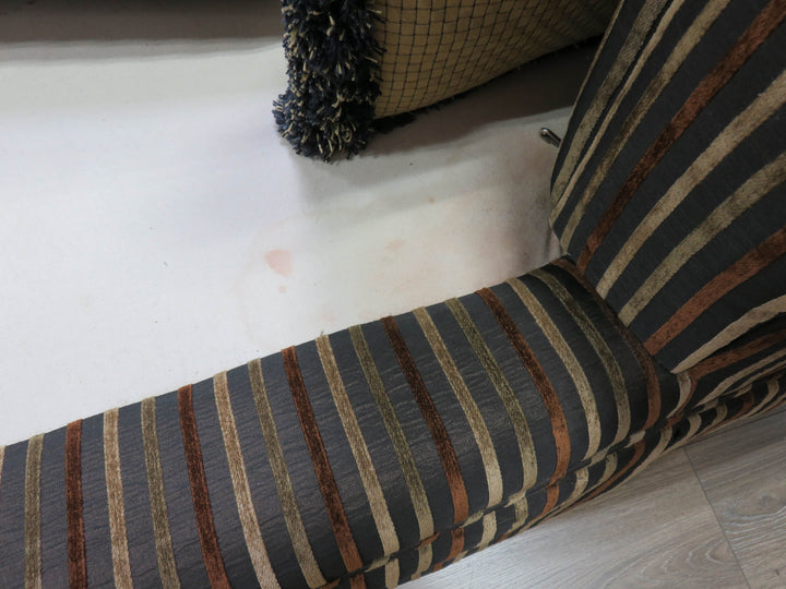 Striped Silk Chaise