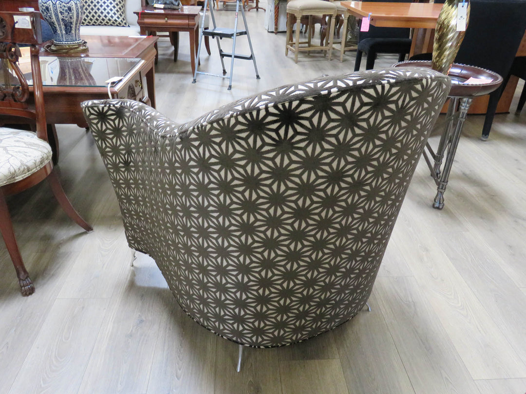 Contemporary Upholstered Arm Chair