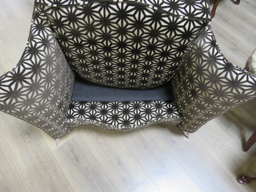 Contemporary Upholstered Arm Chair
