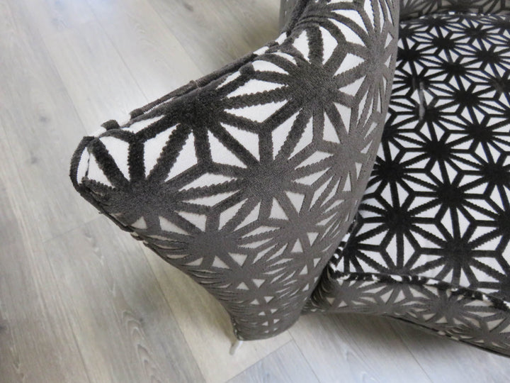 Contemporary Upholstered Arm Chair