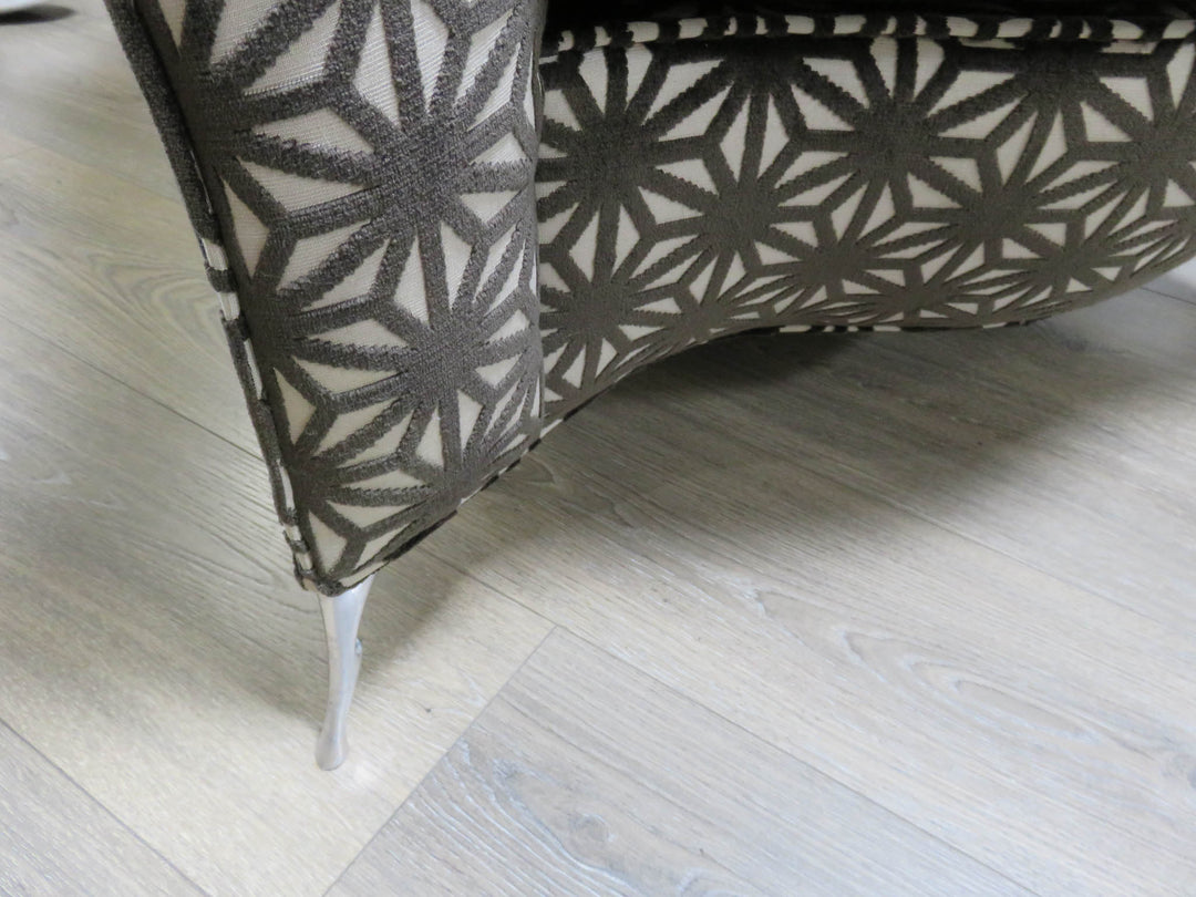 Contemporary Upholstered Arm Chair