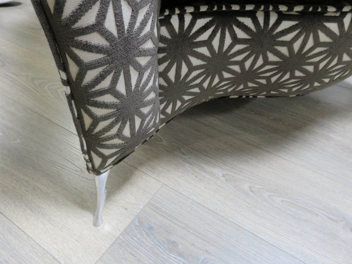 Contemporary Upholstered Arm Chair